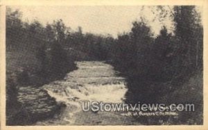 Ocquroe Falls in Rogers City, Michigan