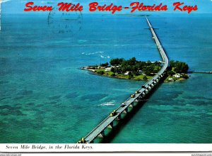 Florida Keys Seven Mile Bridge Over Pigeon Key 1975