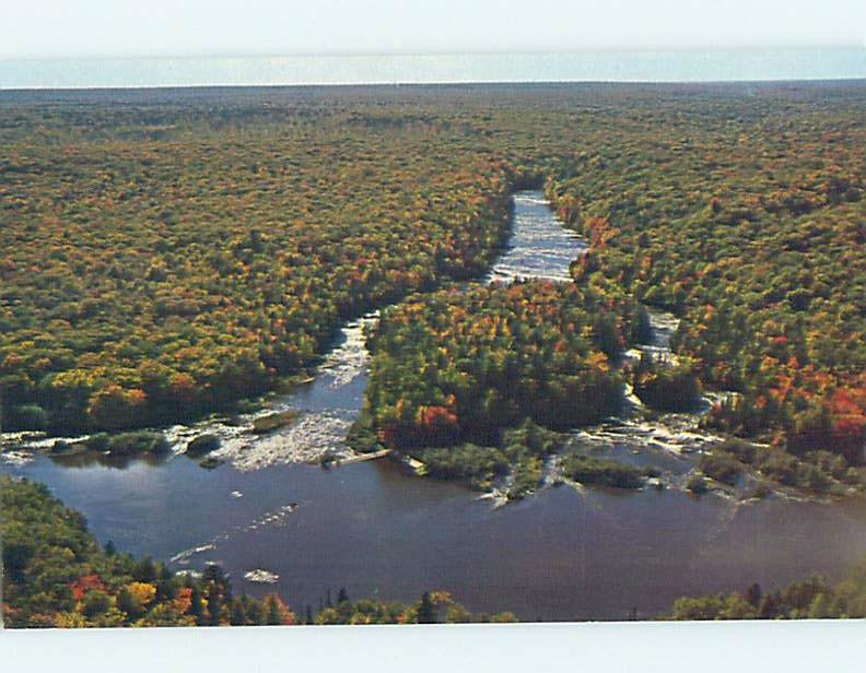 Pre-1980 AERIAL VIEW Tahquamenon Island - Whitefish - Near Paradise MI A4633-12