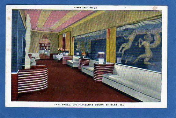 Postcard Restaurant Chez Paree