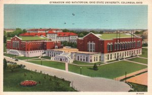Vintage Postcard 1934 Gymnasium & Natatorium Ohio State University Columbus Ohio