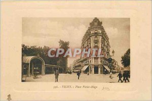 Postcard Old Vichy Place Victor Hugo