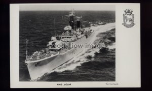 na9174 - Royal Navy Warship - HMS Jaguar F37 (Anti-Aircraft Frigate) - postcard