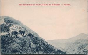 The Mountains at Sete Cidades St. Michael's Azores Portugal Vintage Postcard D63