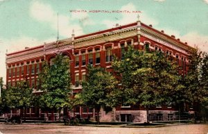 Wichita, Kansas - A view of the Wichita Hospital - in 1910