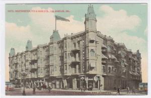 Hotel Westminster Los Angeles California 1914 postcard