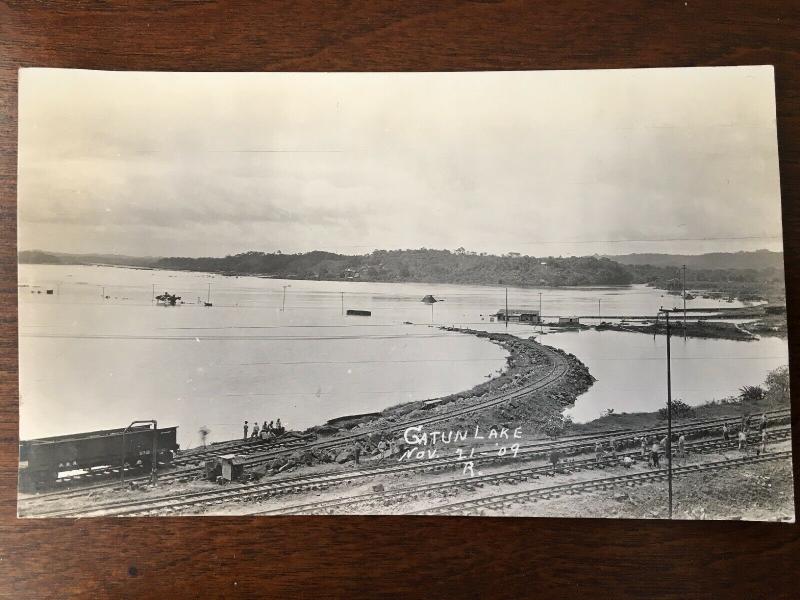 RPPC November 21, 1909 Gatun Lake, Panama Canal Zone z21