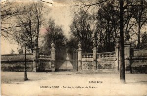 CPA BOURG-la-REINE Entree du Chateau de Sceaux (1322393)