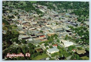 HOPKINSVILLE, Kentucky KY ~ Aerial View CHRISTIAN COUNTY 1992 ~ 4x6 Postcard