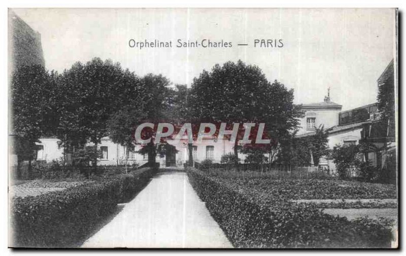 Old Postcard Orphanage Paris Saint Charles