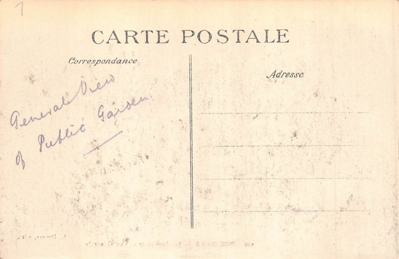 France Bethune Public Garden Lake vintage postcard