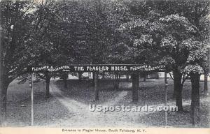 Entrance to Flagler House South Fallsburg NY 1909