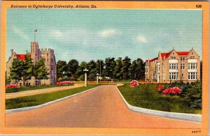 Postcard SCHOOL SCENE Atlanta Georgia GA AL7685