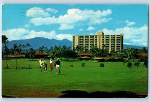 Honolulu Hawaii Postcard Royal Lahaina Hotel And Cottages Building 1984 Vintage