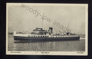 f2211 - Red Funnel Ferry - Vecta in Southampton Waters - postcard