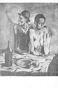 The Frugal Meal Etching, By Pablo Picasso  