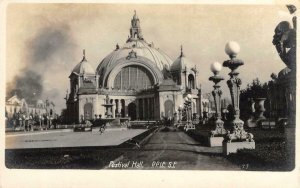 RPPC FESTIVAL HALL San Francisco PPIE 1915 Expo NOKO Vintage Photo Postcard