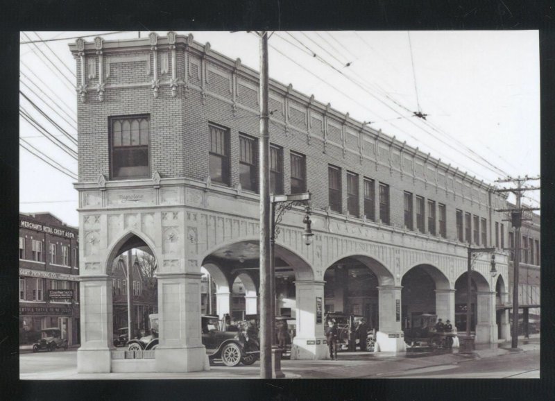 REAL PHOTO DALLAS TEXAS FILLING STATION GAS STATION OLD CARS POSTCRD COPY