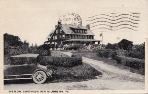 Postcard Overlook Sanitarium New Wilmington PA