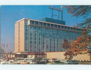 Unused 1950's OLD CARS AT SHERATON HOTEL Portland Oregon OR c0978