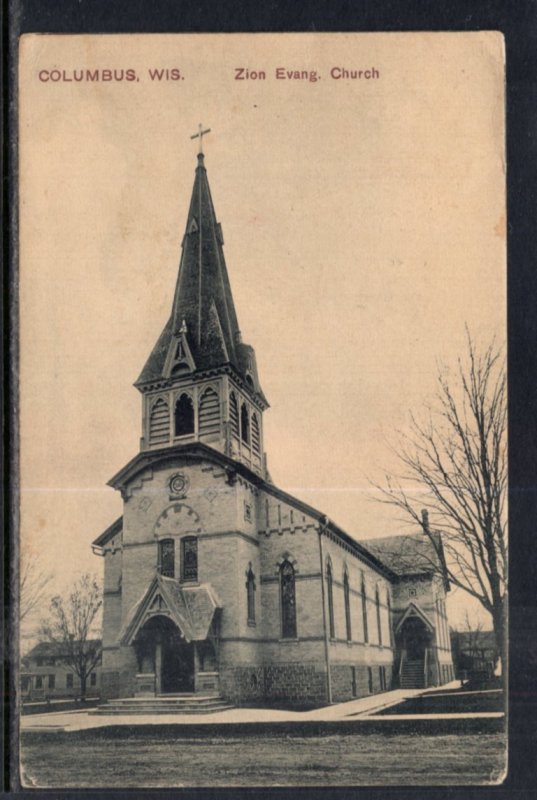 Zion Evangelical Church,Columbus,WI BIN