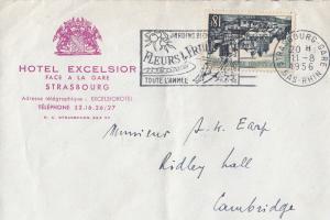 Strasbourg Excelsior Hotel 1950s Cover