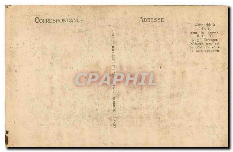 Old Postcard Panorama Paris to the Gare d'Orsay Eiffel Tower