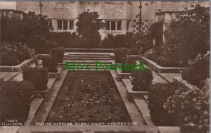 Hampshire Postcard - Stockbridge, Italian Gardens, Marsh Court RS33949