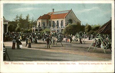 SAN FRANCISCO CA Golden Gate Park Playground Before Earth...