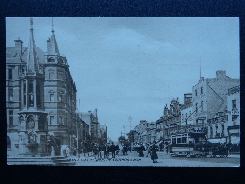 Cambrisdgeshire PETERBOROUGH Long Causeway AMIES & SON IRONMONGER - Old Postcard