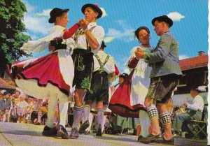 Germany Postcard - Bavarian Dancing - Tanz in Oberbayern - Ref TZ5401