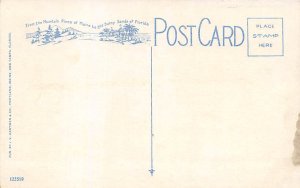 John Ringling Mansion Sarasota FL Postcard