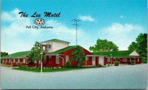 Postcard The Lee Motel U.S. 231 and 78 in Pell City, Alabama