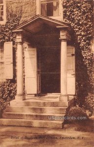 Detail of Doorway Fort Johnson - Amsterdam, New York NY  