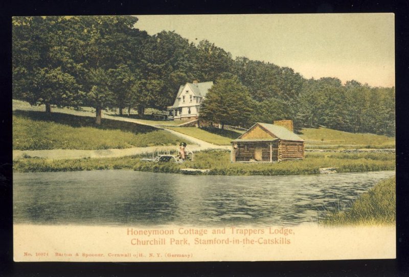 Stamford, New York/NY Postcard, Churchill Park In Catskills