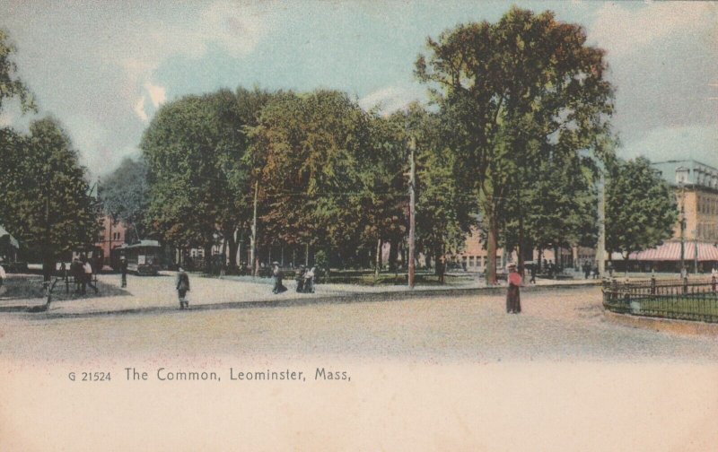 Leominster, Mass., The Common  ---- Rotograph