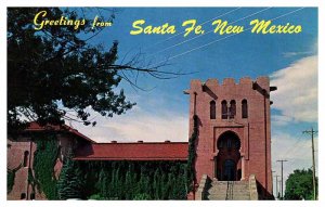 Postcard BUILDING SCENE Santa Fe New Mexico NM AR2678