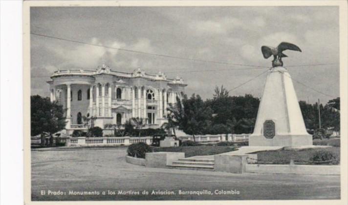 Colombia Barranquilla El Prado Monumento a los Martires de Aviacion Real Photo