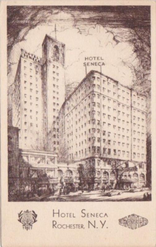 New York Rochester Hotel Seneca 1946