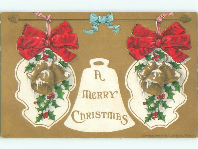 Divided-Back CHRISTMAS SCENE Great Postcard W9446