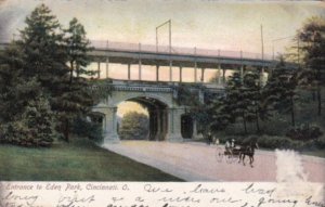 Ohio Cincinnati Entrance To Eden Park 1907