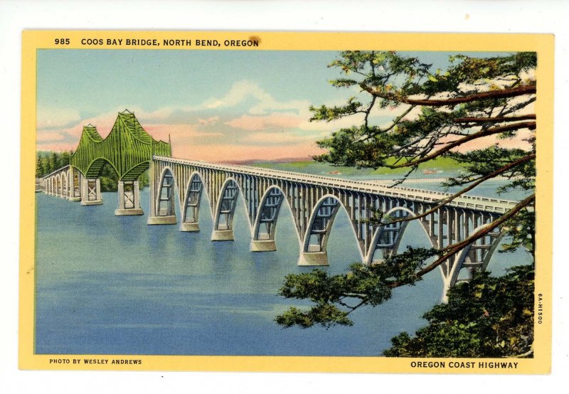 OR - Oregon Coast Hwy. Coos Bay Bridge at North Bend