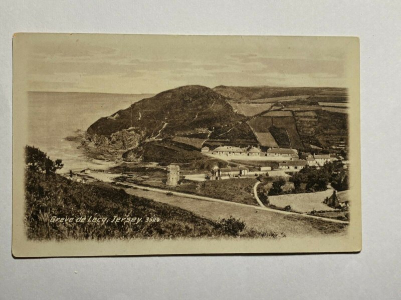 POSTED   VINTAGE POSTCARD - GREVE DE LECO JERSEY   (KK1843)