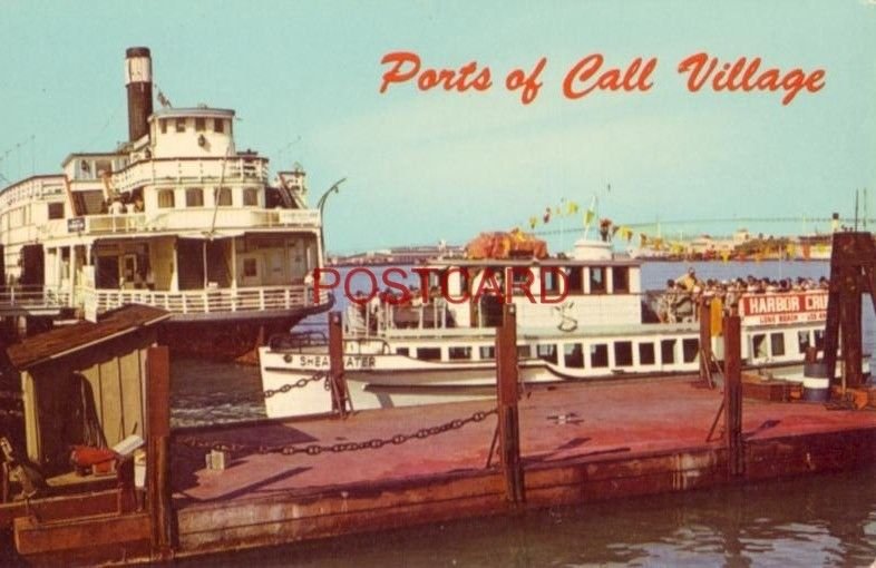 PORTS OF CALL VILLAGE, SAN PEDRO, CA. Permanently berthed, the Sierra Nevada 