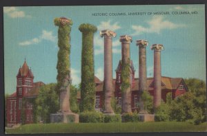 Missouri COLUMBIA Historic Columns University of Missouri ~ Linen