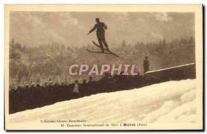 Old Postcard of Sports & # 39hiver Skiing International Ski Competition has M...