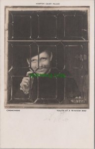 Art Postcard - Cremonese, Youth at a Window, Hampton Court Palace Ref.RS34075