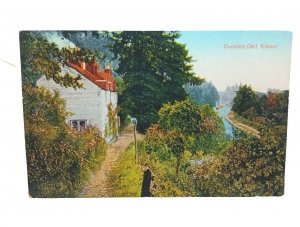 Dunsley Dell Kinver Staffordshire Vintage Postcard 1920