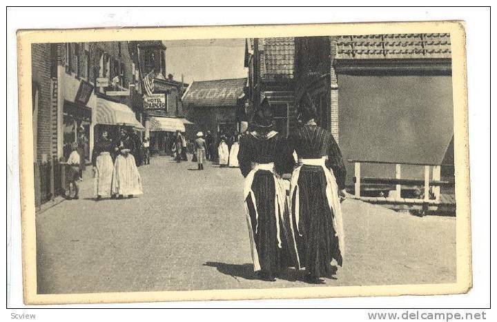 Partial Street View, Showing A Hotel, Groeten Uit Volendam (North Holland), N...