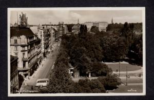 Norway View Oslo Stortingsgaten Real Photo Postcard RP RPPC Carte Postale